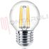 Immagine di LAMPADA SFERA LED CHIARA E27 4W 230V 2700°K