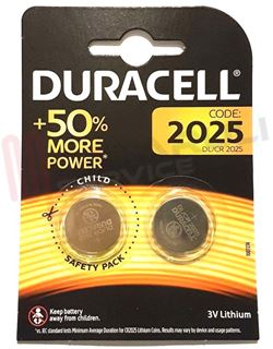 Immagine di BATTERIA 3V DL2025 LITIO BLISTER 2 PEZZI