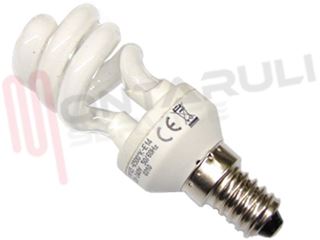 Immagine di LAMPADA MICROSPIRALE 8W E14 6500K LUCE FREDDA RESA/50W BABY