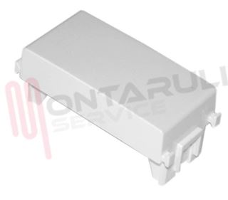 Immagine di COPRIFORO 1 POSTO BIANCO LISCIO SERIE PLANA