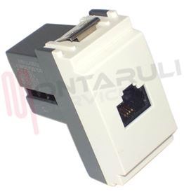 Visualizza i dettagli per PRESA TELEFONICA RJ11 SERIE IDEA VIMAR Immagine di PRESA TELEFONICA RJ11 SERIE IDEA VIMAR