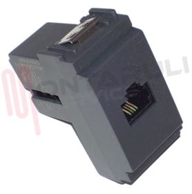 Visualizza i dettagli per PRESA TELEFONICA RJ11 ISDN 6/4 SERIE IDEA VIMAR Immagine di PRESA TELEFONICA RJ11 ISDN 6/4 SERIE IDEA VIMAR