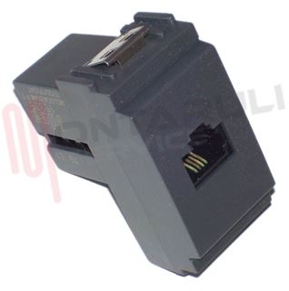 Immagine di PRESA TELEFONICA RJ11 ISDN 6/4 SERIE IDEA VIMAR