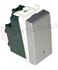 Immagine di DEVIATORE UNIPOLARE 10A ILLUMINABILE SILVER SERIE PLANA