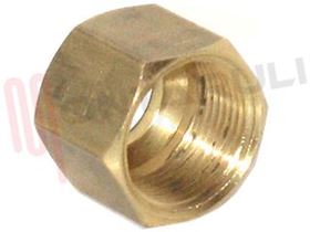 Visualizza i dettagli per DADO IN OTTONE 11,8 FORO DA 8,5MM. Immagine di DADO IN OTTONE 11,8 FORO DA 8,5MM.