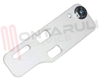 Immagine di CERNIERA SUP-INF DX-SX BIANCA PERNO 8MM.