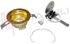 Immagine di FARETTO INCASSO F65 50W 12V LASER TONDO FISSO OTTONE GU5,3