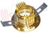 Immagine di FARETTO INCASSO F65 50W 12V LASER TONDO FISSO OTTONE GU5,3