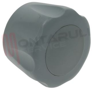 Immagine di MANOPOLA GRIGIA REGOLAZIONE CARRELLO AFFETTATRICE Ø65MM. M10
