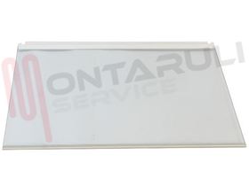 Visualizza i dettagli per RIPIANO IN VETRO CON PROFILO 594X431X4 ASSY GW Immagine di RIPIANO IN VETRO CON PROFILO 594X431X4 ASSY GW