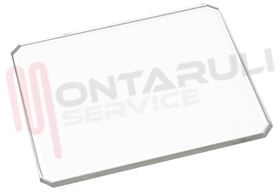 Visualizza i dettagli per VETRO PORTALAMPADA FORNO 73X58MM. Immagine di VETRO PORTALAMPADA FORNO 73X58MM.