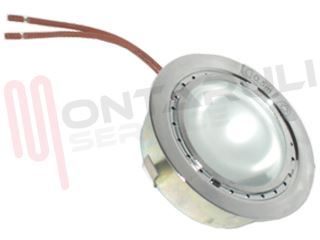 Immagine di FARETTO INCASSO F60 20W 12V G4 C/VETRO C/LAMP. CROMATO