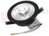 Immagine di FARETTO INCASSO F60 20W MARTE H25 NERO GZ4 SPILLO