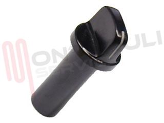 Immagine di MANOPOLA FUOCO NERA BASSA  L=59MM.