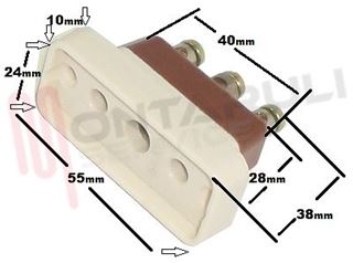 Immagine di PRESA 15A 250V AVORIO