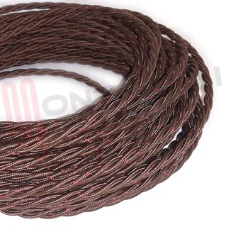 Immagine di TRECCIA SETA 3X1MMQ MARRONE