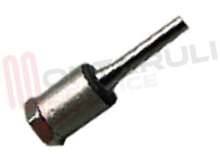 Immagine di ASS. PISTONCINO C/GOLA L=21MM. OTTONE/NIK