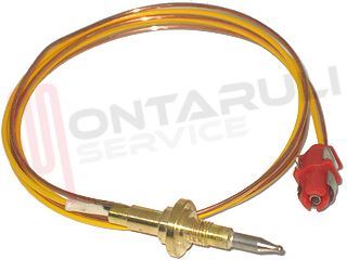 Immagine di TERMOCOPPIA ATTACCO JACK TRIPLA CORONA L=750MM.