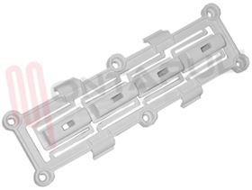 Visualizza i dettagli per TASTIERA 4 TASTI BIANCHI VESTEL H.25MM. Immagine di TASTIERA 4 TASTI BIANCHI VESTEL H.25MM.