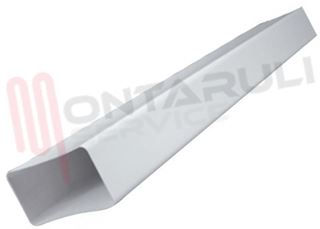 Immagine di TUBO RETTANGOLARE 220X85MM. RIGIDO L=1,2MT.