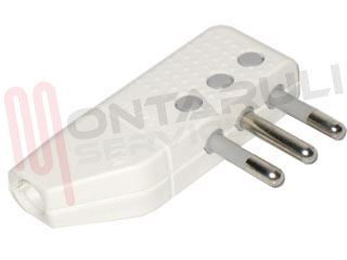 Immagine di SPINA CORNER A SQUADRA 2P+T 10A BIANCA