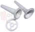 Immagine di CONO INSACCATI PER TRITACARNE KIT 3PZ.