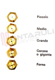 Visualizza i dettagli per SERIE 5 UGELLI METANO 8MB SMEG Immagine di SERIE 5 UGELLI METANO 8MB SMEG