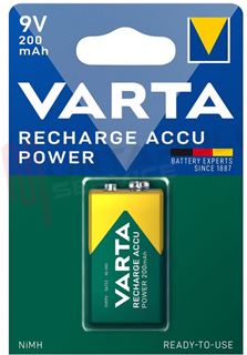 Immagine di BATTERIA 9V 200MAH RICARICABILE