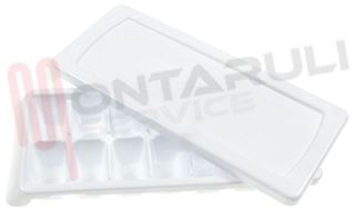 Immagine di BACINELLA GHIACCIO IN PLASTICA BIANCA CON COPERCHIO
