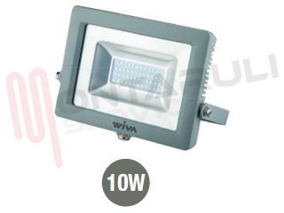 Immagine di PROIETTORE LED 10W 3000°K 220-240V IP65 SLIM CLEAR