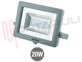 Immagine di PROIETTORE LED 20W 4000°K 220-240V IP65 SLIM CLEAR