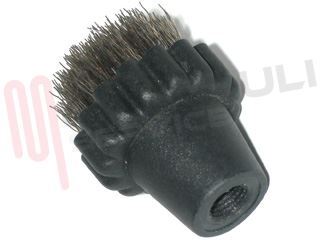Immagine di SPAZZOLINO CON SETOLE IN ACCIAIO+FILETTO NERO DIAM.8MM.