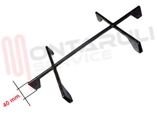 Immagine di GRIGLIA 2 FUOCHI GHISA 415X225XH.40MM. FOSTER