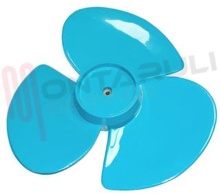 Immagine di VENTOLA 3 PALE CELESTE D.210MM. DIAMETRO ALBERO D.5MM.