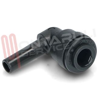 Immagine di RACCORDO A GOMITO CON CODOLO 8MM - 8MM