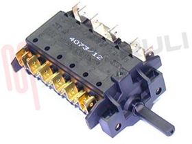 Visualizza i dettagli per COMMUTATORE FORNO 6+OFF 4073/12 NERO Immagine di COMMUTATORE FORNO 6+OFF 4073/12 NERO