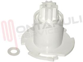 Visualizza i dettagli per KIT MANOPOLA + RONDELLA NILON BIANCA Immagine di KIT MANOPOLA + RONDELLA NILON BIANCA