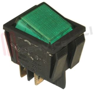 Immagine di INTERRUTTORE BIPOLARE LUMINOSO VERDE