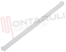 Visualizza i dettagli per PROFILO BIANCO PIASTRA EVAPORATORE L=405MM. Immagine di PROFILO BIANCO PIASTRA EVAPORATORE L=405MM.