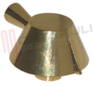 Immagine di MANOPOLA PIANO COTTURA REX OTTONE LUCIDO D.6MM.