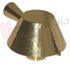 Immagine di MANOPOLA PIANO COTTURA REX OTTONE LUCIDO D.6MM.