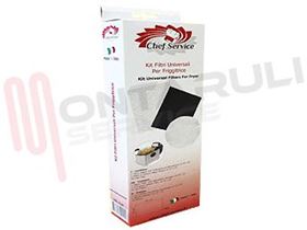 Visualizza i dettagli per KIT FILTRI UNIVERSALI  PER FRIGGITRICE Immagine di KIT FILTRI UNIVERSALI  PER FRIGGITRICE