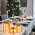 Immagine di SET 3 PACCHI REGALO 120 LED 16,5CM. LUCE CALDA USO INT/EST.