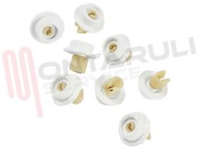 Visualizza i dettagli per KIT RUOTE CESTO INFERIORE CF. 8PZ. Immagine di KIT RUOTE CESTO INFERIORE CF. 8PZ.