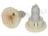 Immagine di INGRANAGGIO RASOIO 2 TESTINE PHILIPS KIT 2PZ.