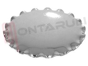 Visualizza i dettagli per COPRISPARTIFIAMMA INOX D.80MM. Immagine di COPRISPARTIFIAMMA INOX D.80MM.