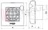 Immagine di ASPIRATORE M120/5 11301 IPX40 CL.II 175MCH 230V 20W