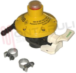 Immagine di REGOLATORE GPL INNESTO RAPIDO  AGIP TARATURA FISSA 30MB