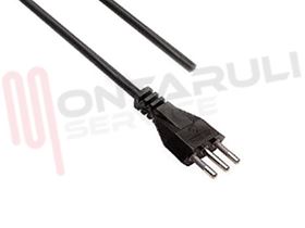 Visualizza i dettagli per CAVO LINEARE 3X1MMQ MT.5 NERO CON SPINA Immagine di CAVO LINEARE 3X1MMQ MT.5 NERO CON SPINA