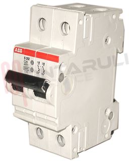 Immagine di INTERRUTTORE AUTOMATICO BIPOLARE C20A 6KA S252 EF 0847 ABB